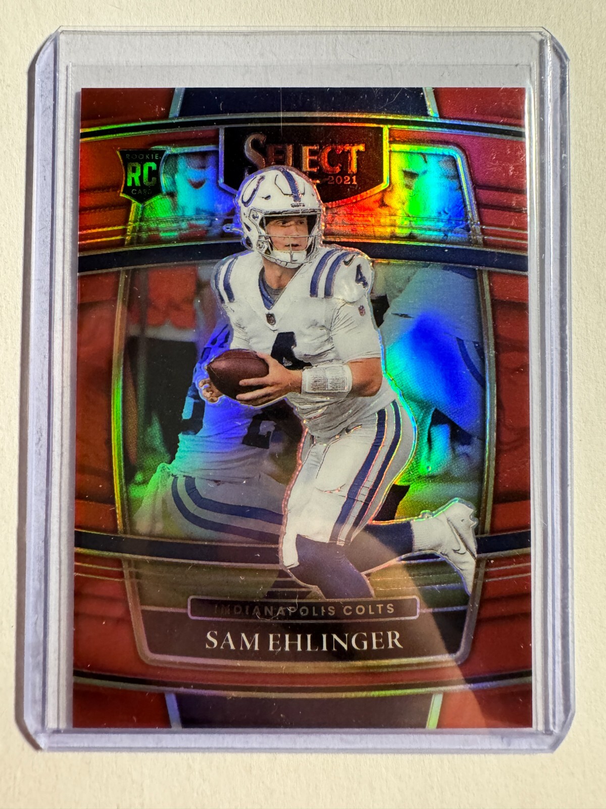 K152,879 - 2021 Select Prizm Red #98 Sam Ehlinger #/99