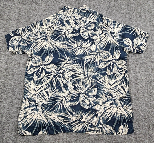 Polo Ralph Lauren Hemd Herren XL Clayton Hawaii Seide Leinen Palm Resort Cruise - Bild 6 von 16