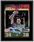 Tom Brady New England Patriots 10.5" x 13" SB LI Champions Sublimated Plaque