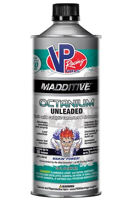 Fuel Additive, MADDITIVE, Octanium, Unleaded Octane Booster, 32 oz Bottle #29505