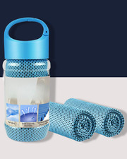 2pcs Cooling Towels for Neck and Face 40"x12" Instant Ice Towels for Hot Weather