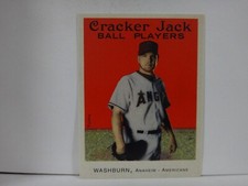 2004 Topps Cracker Jack Mini Stickers Angels Baseball Card #139 Jarrod Washburn