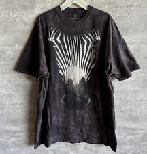 Smithsonian Museum The Mountain Zebra Brown Tie-Dye Tshirt Size 3XL USA Made