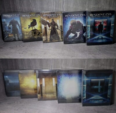 Resident Evil [5 Filme] Project Pop Art Steelbook | Blu-Ray | Zavvi 