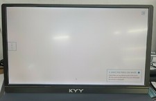 Portable Monitor KYY 15.6inch 1080P FHD USB-C Laptop Monitor READ DESCRIPTION
