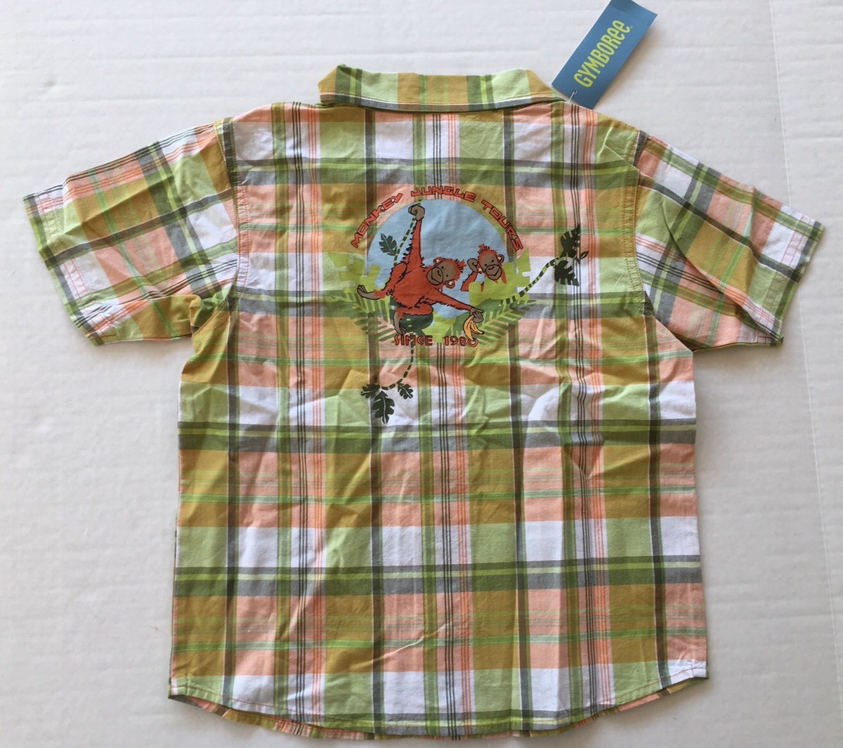 NWT Gymboree Jungle Preserve Sz 5 5T Monkey Tours Green Orange NWT Gymboree Jungle Preserve Sz 5 5T Monkey Tours Green Orange