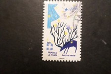FRANCE 2021 Stamp 2061 SELF-ADHESIVE CHRISTMAS REINDEER Cancelled Used