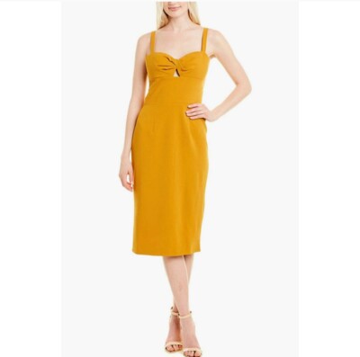 Dress The Population S Mustard Knee Length Dress NEW | eBay Dress The Population S Mustard Knee Length Dress NEW | eBay