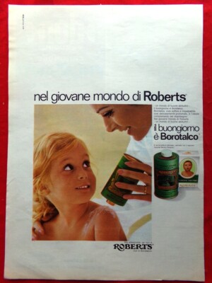 Advertising 60s-70s Borotalco Roberts Don Perugina Sparkling Candies