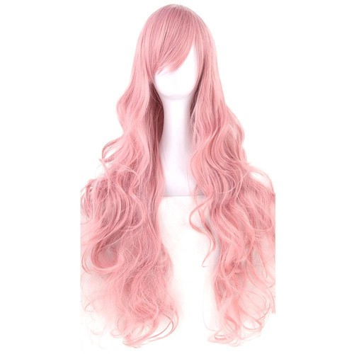 Ladies Cosplay Fashion Long Hair Anime Full Wavy Party Synthetic Wig - 80cm - Picture 37 of 58