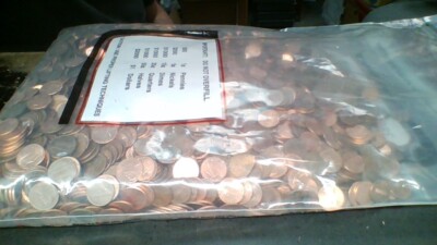 face of BANK Directly from 5000  pennies