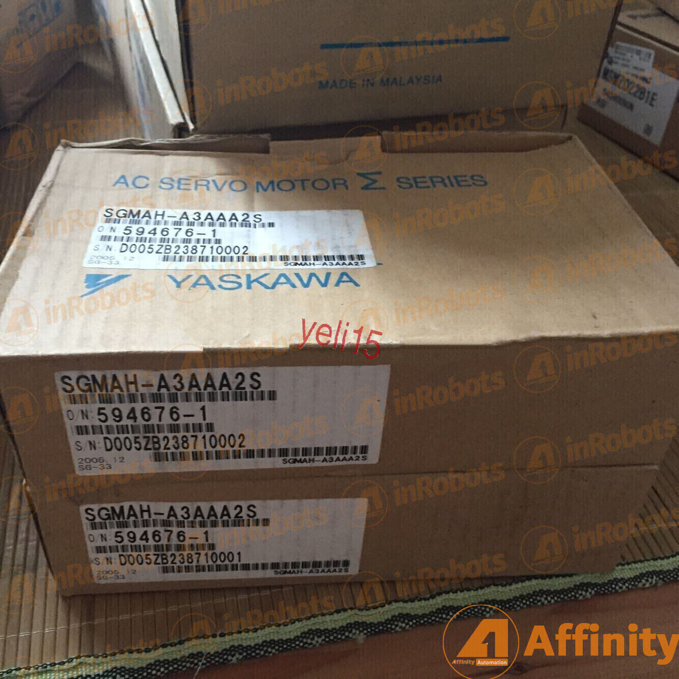 One New SGMAH-A3AAA2S Servo Motor Fast Delivery #A6-4