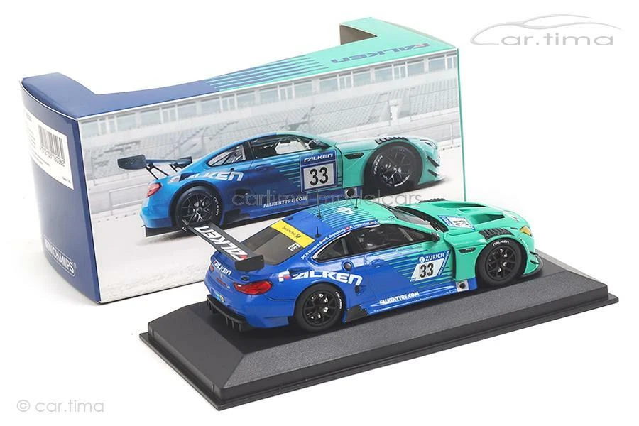 BMW M6 GT3 24H Nürburgring 2018 Falken Motorsport Minichamps 1:43 447182633 - Immagine 3 di 4