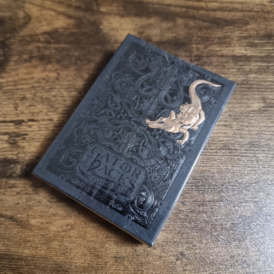 Rose Gold Gatorbacks Playing Cards New Sealed Limited Edition