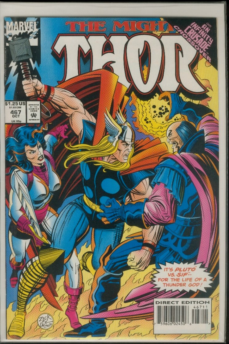 Marvel Comics The Mighty THOR #467 NM 9.4 | eBay