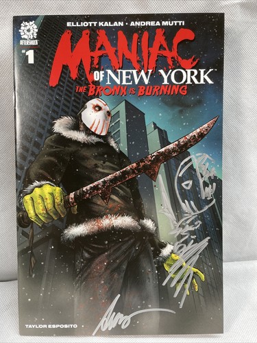 Maniac of New York Bronx is Burning #1 SIGNED And Remarked By Andrea Mutti COA - 第 1/12 張圖片