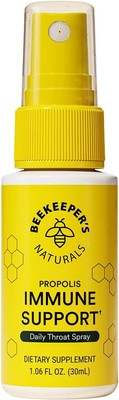 Propolis Throat Spray by Beekeeper's Naturals - 95% Bee Propolis Extract