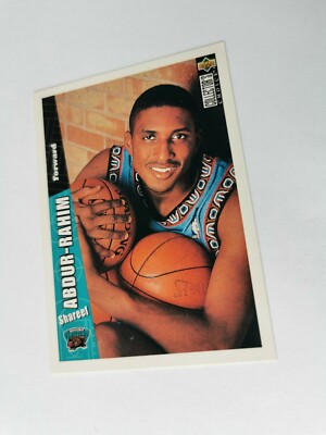 SHAREEF ABDUR-RAHIM 96/97 Upper Deck Choice #346 ROOKIE VANCOUVER GRIZZLIES