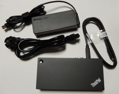 Lenovo ThinkPad USB-C Dock 03X7194 Type:40A9 Dockingstation mit 90W Netzteil + - Bild 1 von 3