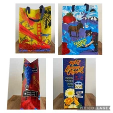 TRADER JOE'S REUSABLE BAG CA CALIFORNIA STATE SAN FRANCISCO NAPA GROCERY TOTE NW