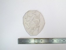 vtg 1960s 1970s Tattoo Flash acetate stencil Watching Owl signed BR1