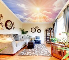 3D Orange Cloud 551 WallPaper Murals Wall Pri...