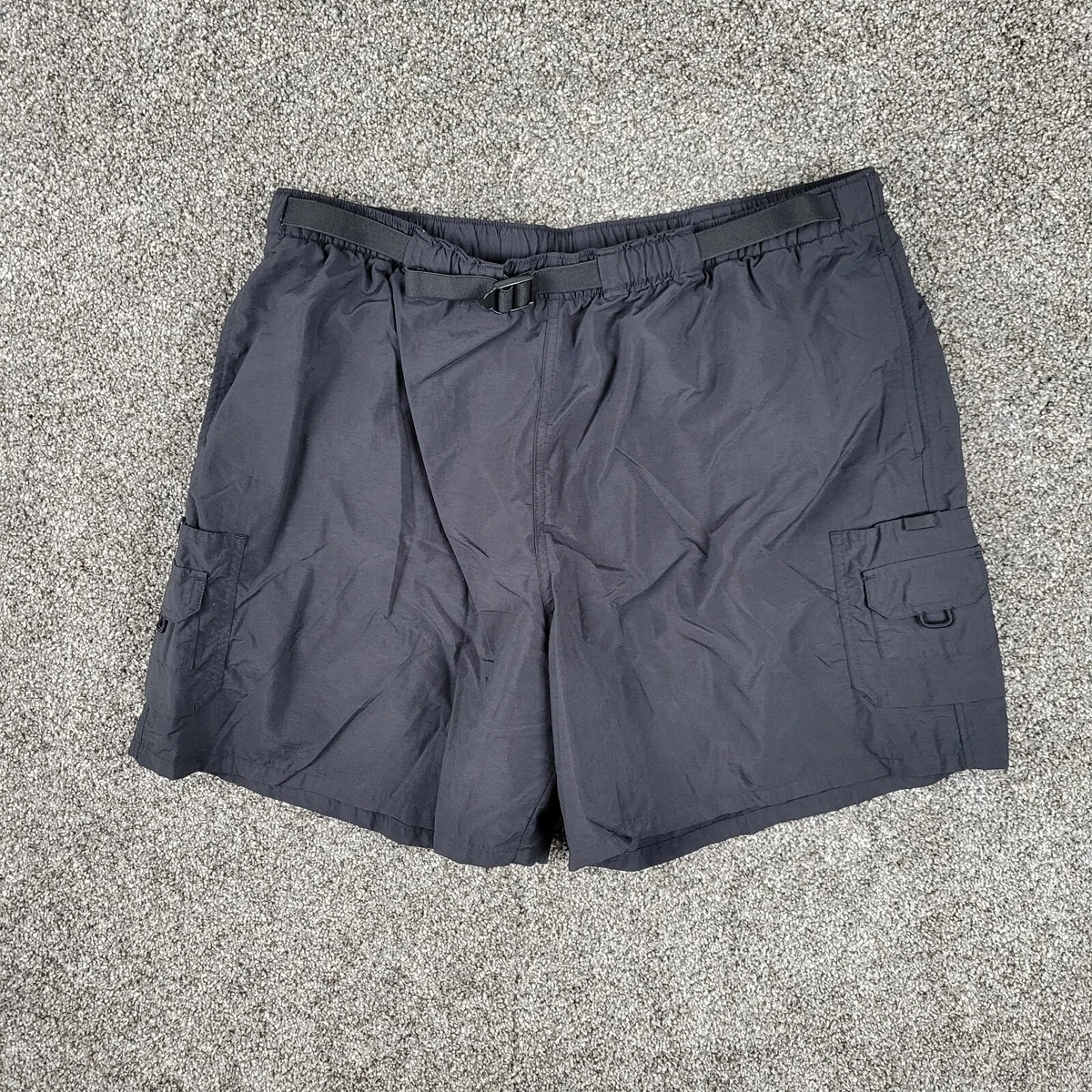 Short Columbia Femme Noir Taille XL - Nylon, Poche, Taille élastique, Randonnée
