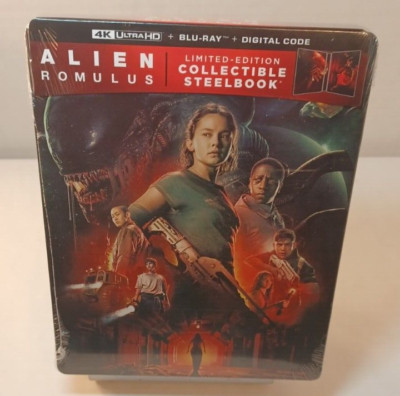 Alien Romulus Steelbook (4K / Blu-ray)-NEW (Sealed)-Box Shipping with Tracking