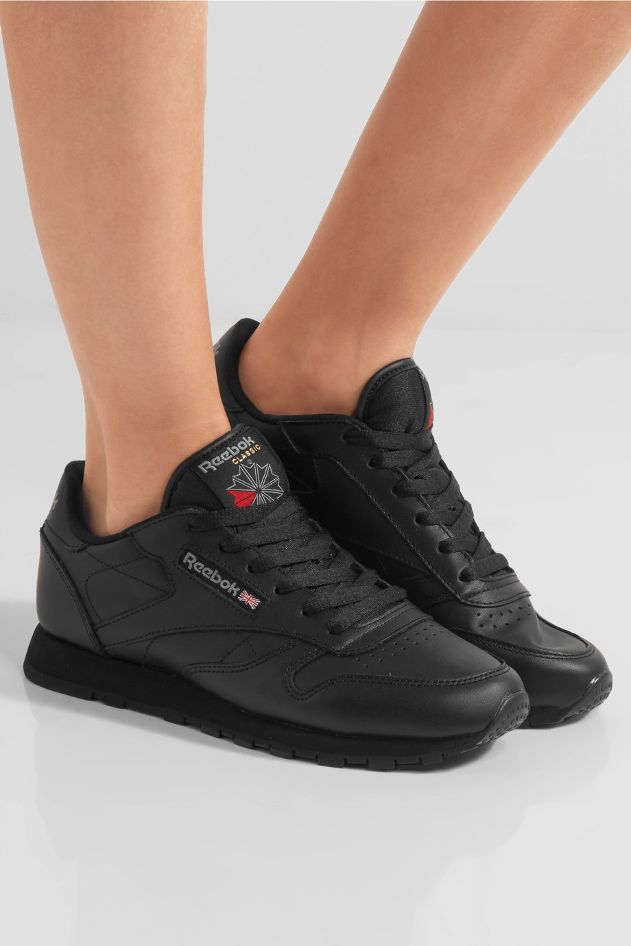 NIB REEBOK CLASSIC Leather Sneakers in SILVER Metallic - BLACK IT 38- IT 40  | eBay