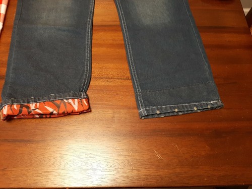 1 pr. 36 X 29 jeans lined Fashion J Brand "Skyline" Dark Wash Blue Denim nwt - Picture 3 of 12