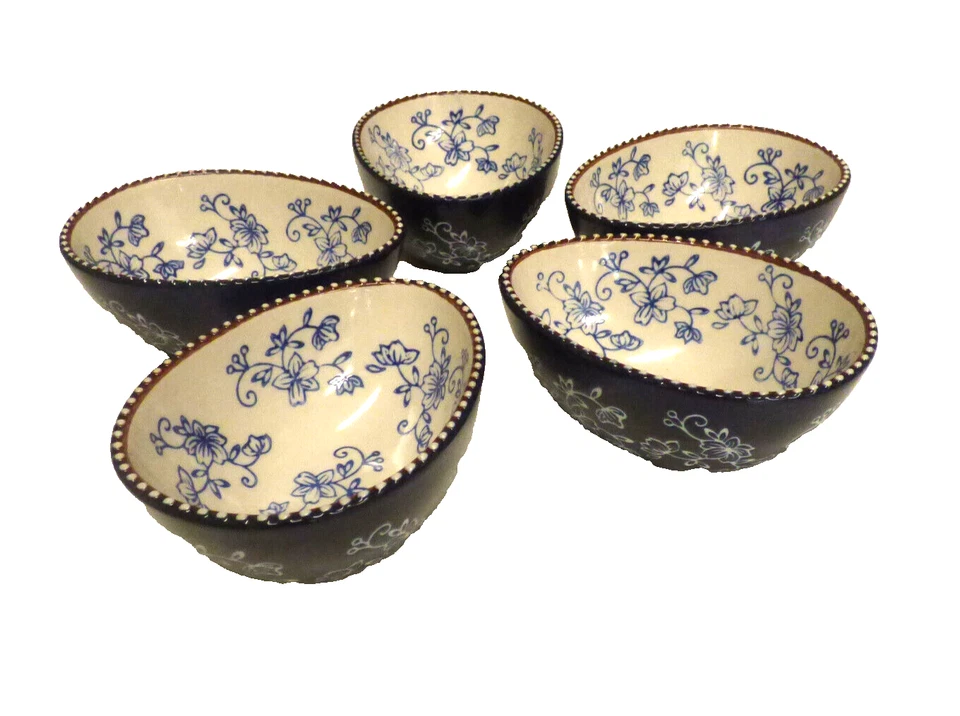 Temp-tations conjunto de 4 aperitivos de renda floral em forma de ovo 8 oz KFI-XNG-955006 - Imagem 2 de 4