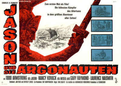 Jason und die Argonauten ORIGINAL A0 Kinoplakat Ray Harryhausen / Todd Armstrong