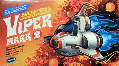 Battlestar Galactica Super Deformed Viper Mark 2 Egg 1:72 Model Kit Moebius 944