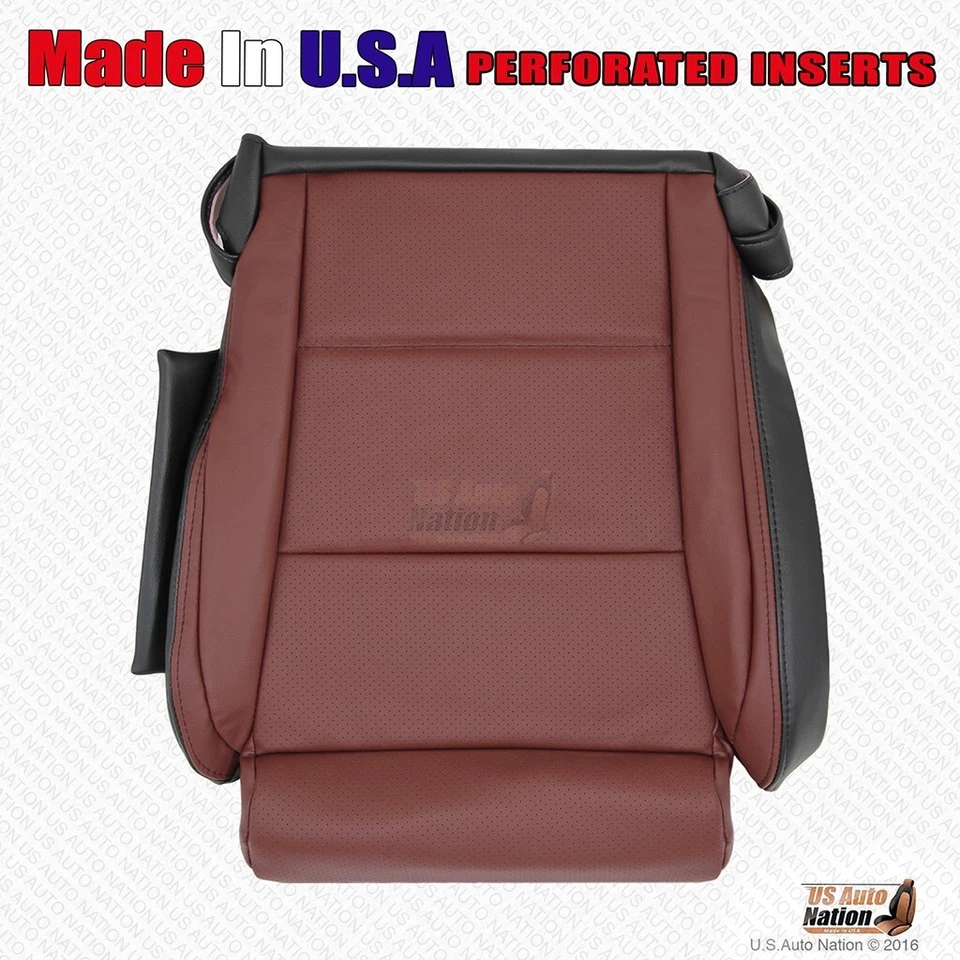 2013 2014 2015 para Lexus GS350 de lujo parte inferior del conductor cubierta de cuero perforada roja Foto 2 de 4