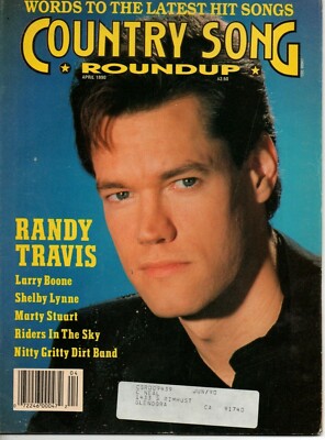 Country Song Roundup April 1990 Randy Travis Riders in the Sky Marty Stuart