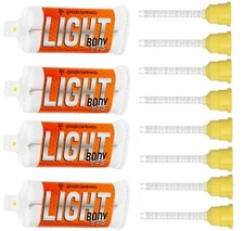 Dental Impression Material VPS Light Body Regular Set (4 Cartridge & 8 Tips) PVS