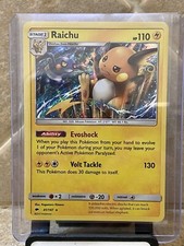2017 Pokémon TCG Raichu Burning Shadows 41/147 Holo Holo Rare
