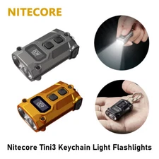 NITECORE TINI3 Mini Metal EDC Flashlight Temperatures 600 Lumens USB-C Portable