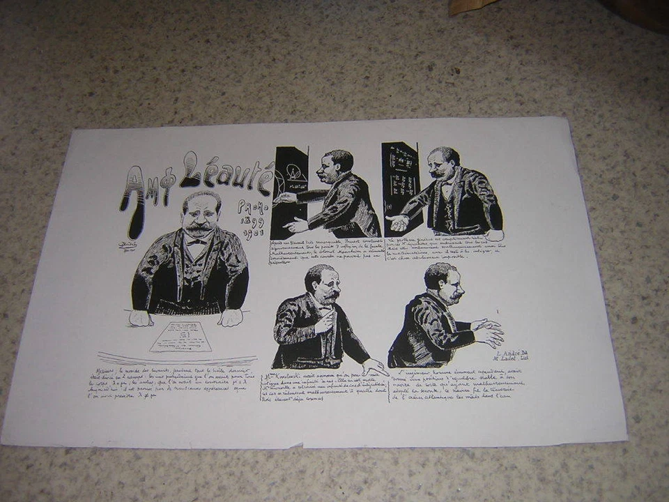 1901.promo 1899-1901.Léauté.polytechnique X.33/50cm - Photo 1/1