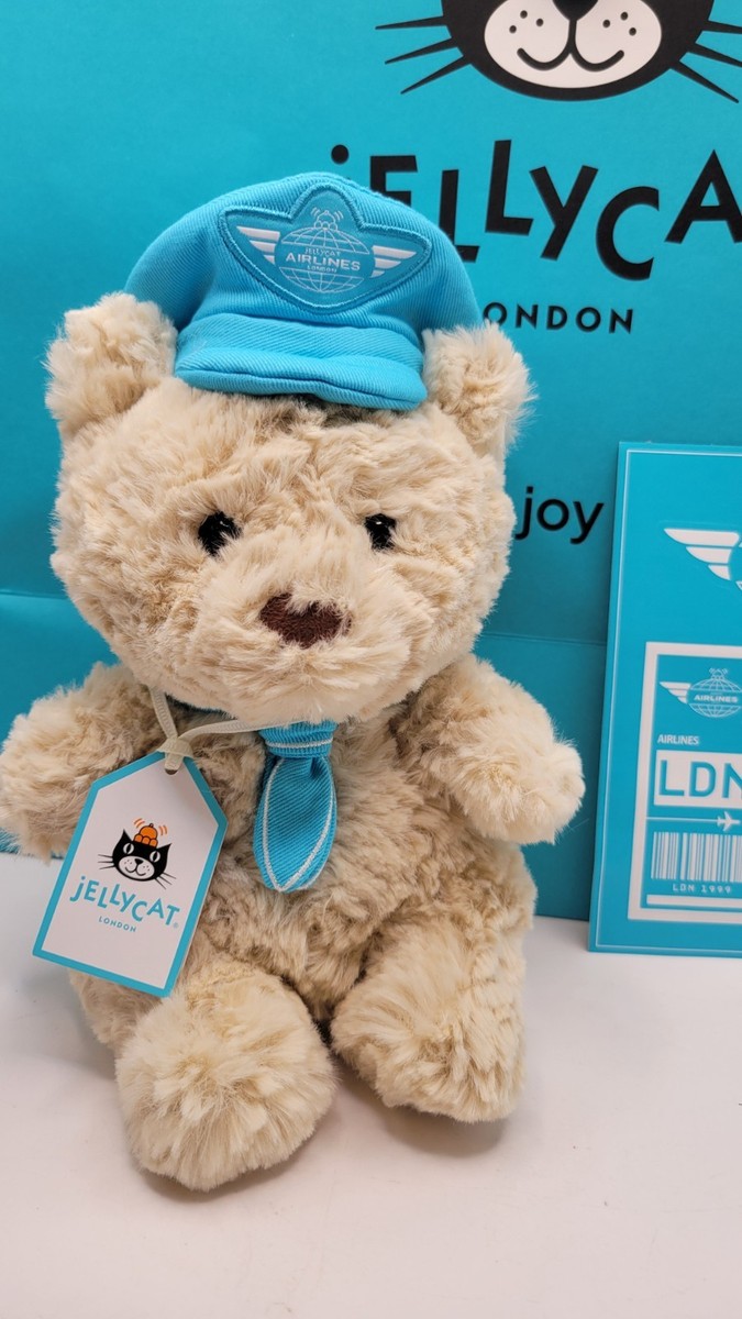 Jellycat x Harrods Bartholomew Bear Junior Pilot - London
