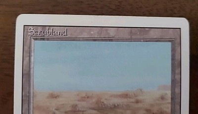 MTG Scrubland Revised Edition Regular Dual Land White Black | eBay
