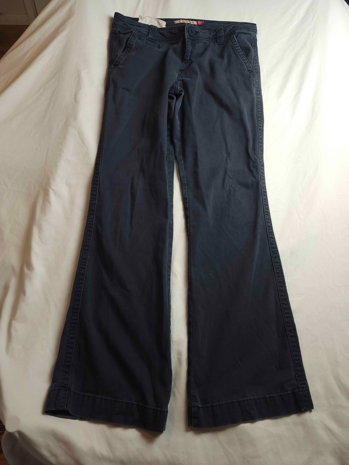 Aéropostale Kailey Skinny Flare Jeans Women 11/12 Long Blue Denim Y2K Streetwear