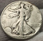 1946 D Walking Liberty Half Dollar - 90% Silver - Great For Albums- WL-46d9