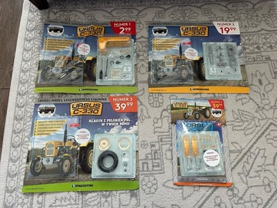 Ursus C-330 Scale 1:8 Traktor Poland Tractor   Numbers 1-4 Deagostini