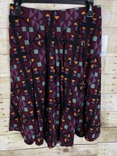 LuLaRoe Madison Skirt Pleated Pockets A-line Size SMALL - NEW NWT
