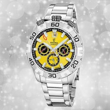 Festina Herrenuhr The Originals Armbanduhr Edelstahl silber UF20743/4