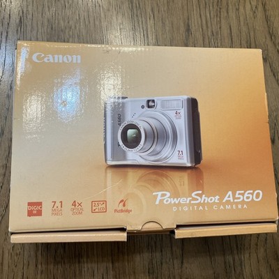 Buy Canon PowerShot A560 7.1MP Digital Camera - Silver online | eBay