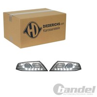 Diederichs Tuning H1/H7 Scheinwerfer Satz Chrom Passend FüR Skoda Octavia