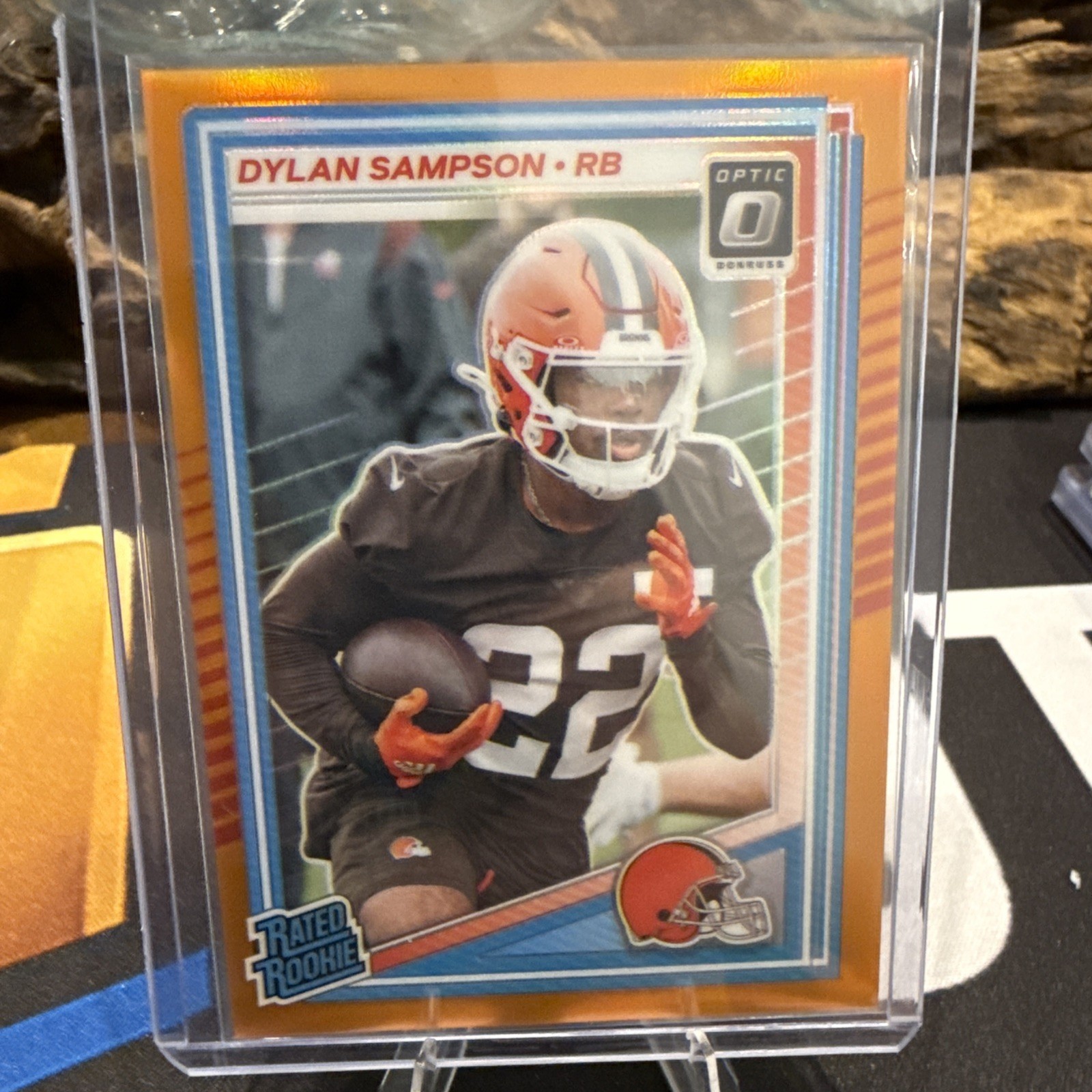 2025 DONRUSS OPTIC DYLAN SAMPSON #238 RATED ROOKIE ORANGE PRIZM A RC /299