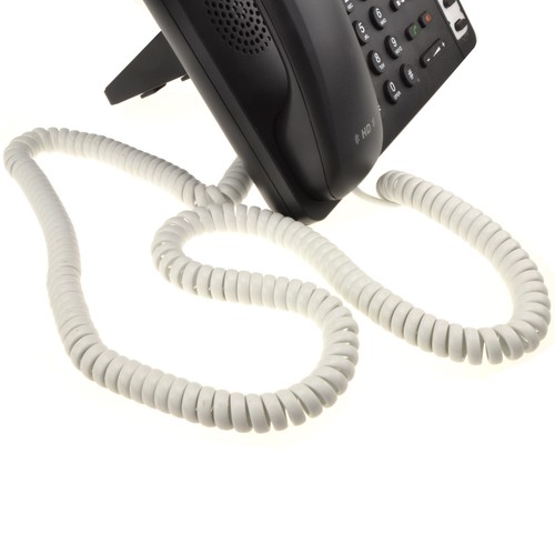Słuchawka telefoniczna Zwinięty przewód RJ10 4P4C Przewód kablowy Czarny/Biały 2m/3m/5m/6,4m - Zdjęcie 31 z 31